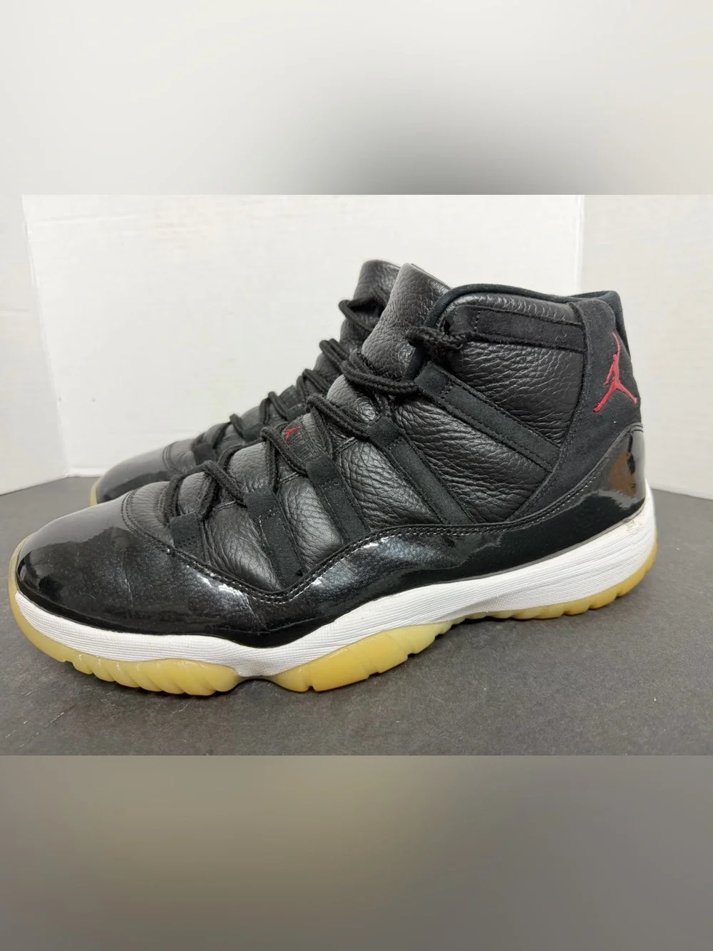 Nike Air Jordan 11 Retro 72-10 Size 11.5 Black Red Gym Red 378037-002 OG XI⁠